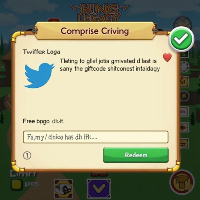 Cách nhập giftcode King Legacy nhanh chóng trong giao diện game Roblox để nhận quà miễn phí