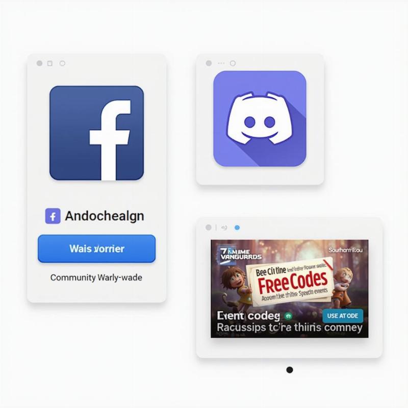 Các kênh chính thức nhận giftcode anime vanguards miễn phí như Fanpage, Group cộng đồng