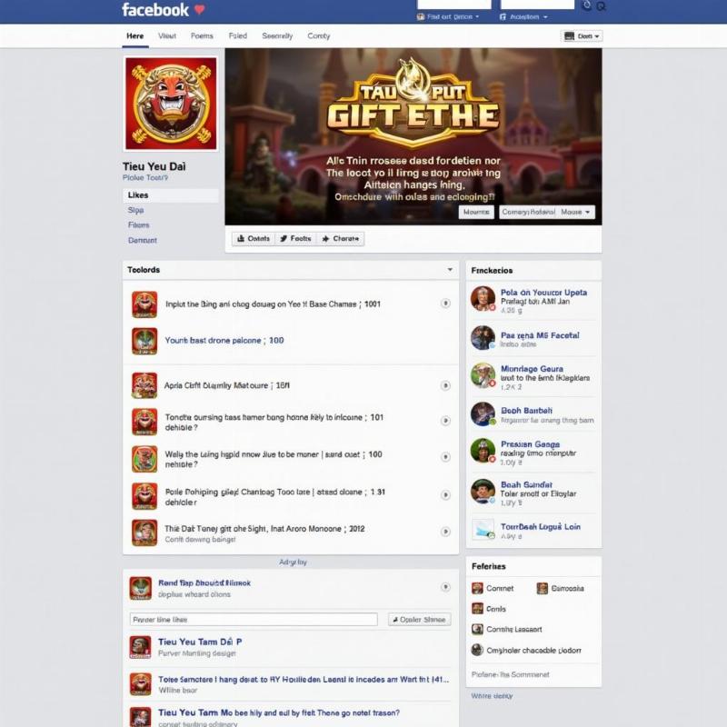 Ảnh chụp Fanpage game Tiểu Yêu Tầm Đạo cung cấp giftcode miễn phí mới nhất