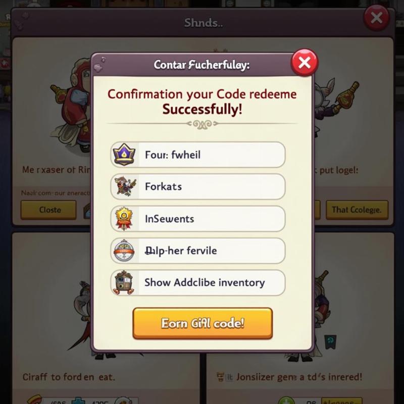 Minh họa nhập code giftcode Anime Last Stand thành công, nhận thưởng ingame