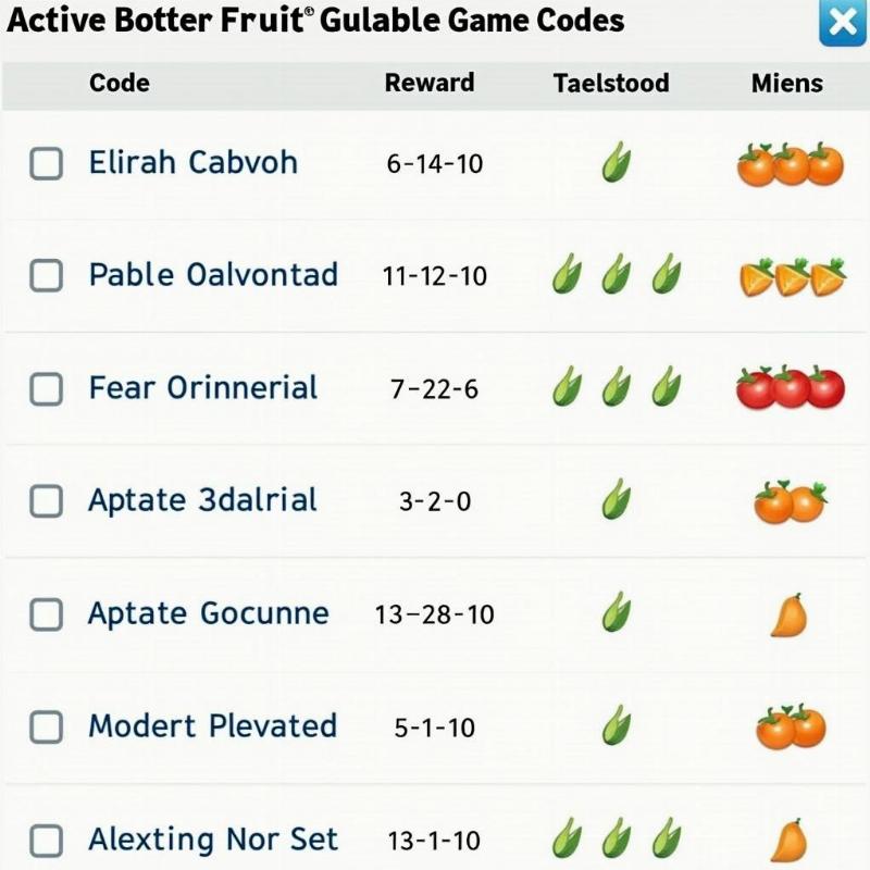 Hình ảnh tổng hợp các giftcode Fruit Battleground mới nhất giúp bạn nhận quà miễn phí